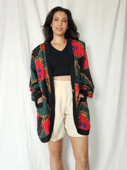 Vintage vest Versace inspired | 4XL
