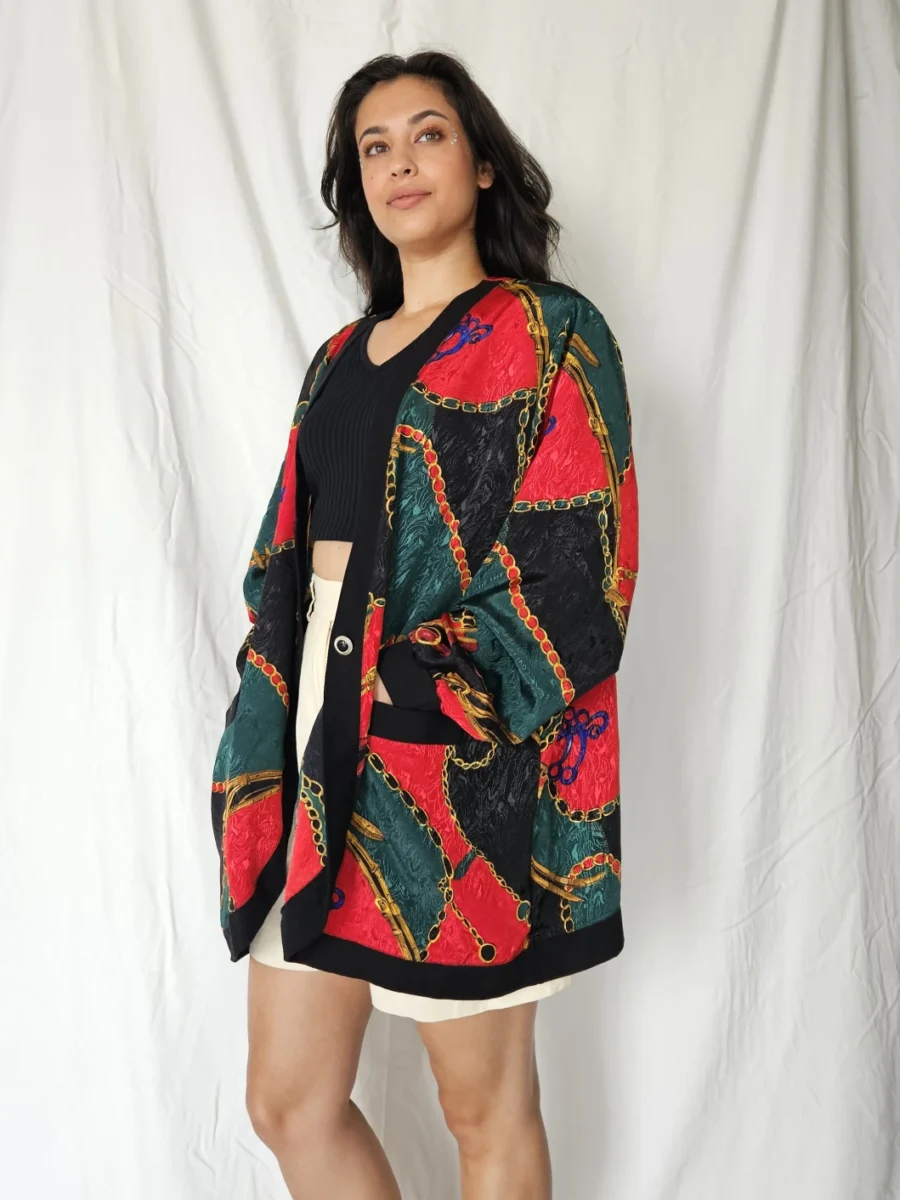Vintage vest Versace inspired | 4XL - Afbeelding 2