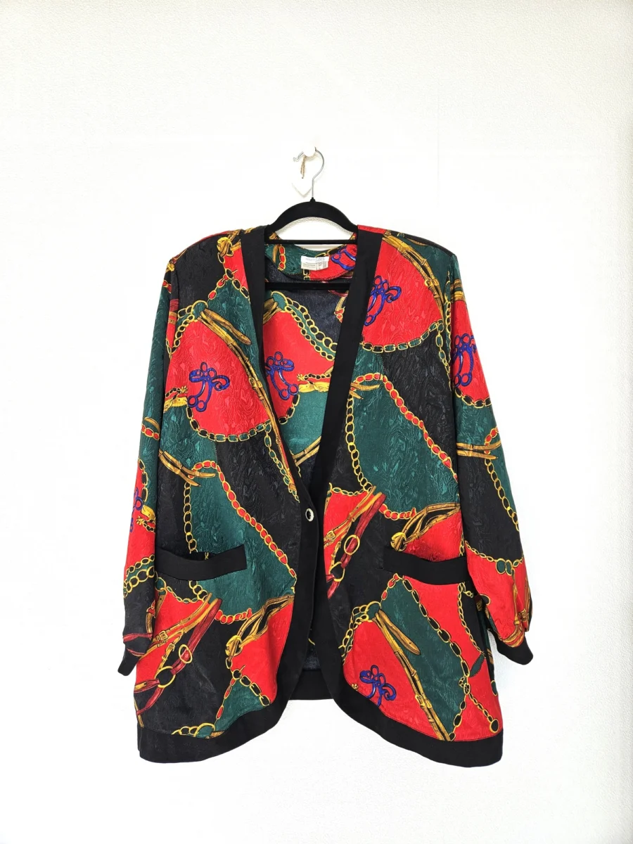 Vintage vest Versace inspired | 4XL - Afbeelding 4