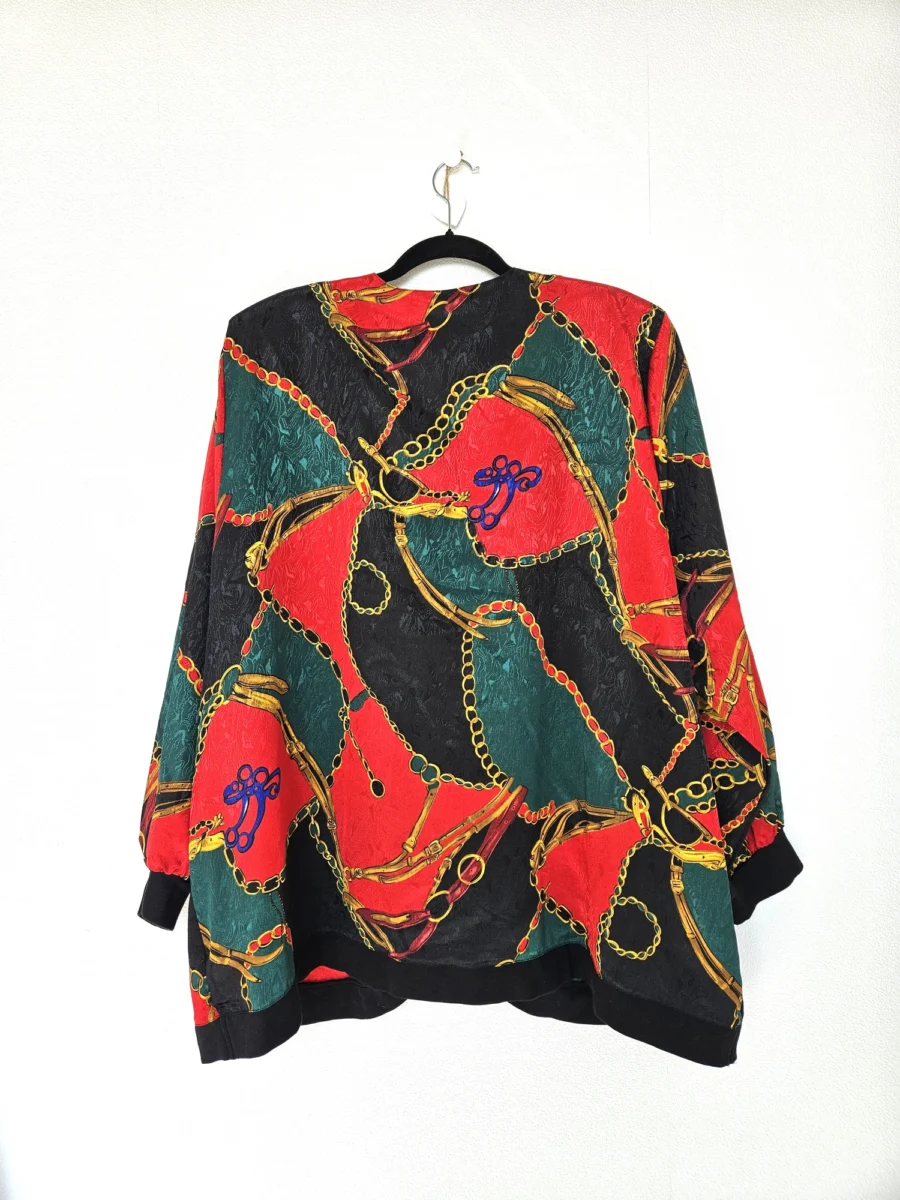 Vintage vest Versace inspired | 4XL - Afbeelding 5